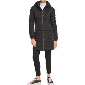 Calvin Klein Women's Long Light-Weight Puffer Jacket Medium NWOT